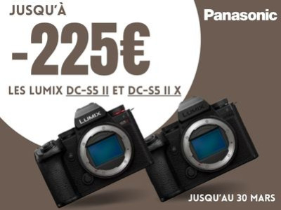 Lumix, jusqu'à -225€ sur les DC-S5 II et DC-S5 II X